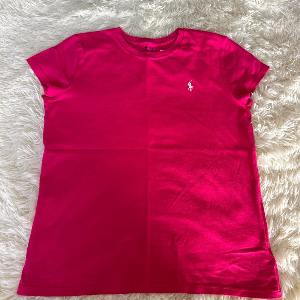 Ralph Lauren Bright Pink Kids Tee